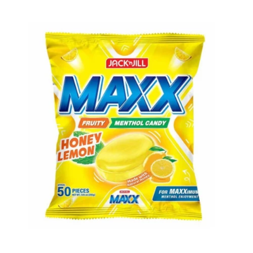 Jack n Jill Maxx Honey Lemon Menthol Candy 50 pcs