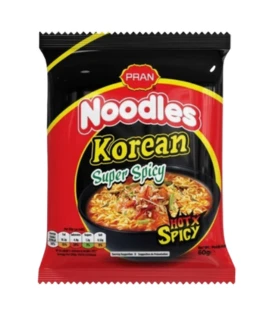 Pran Noodles Korean Super Spicy 1 x 5pack