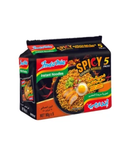 Indomie Spicy Curry Fried Instant Noodles 5 x 90gms